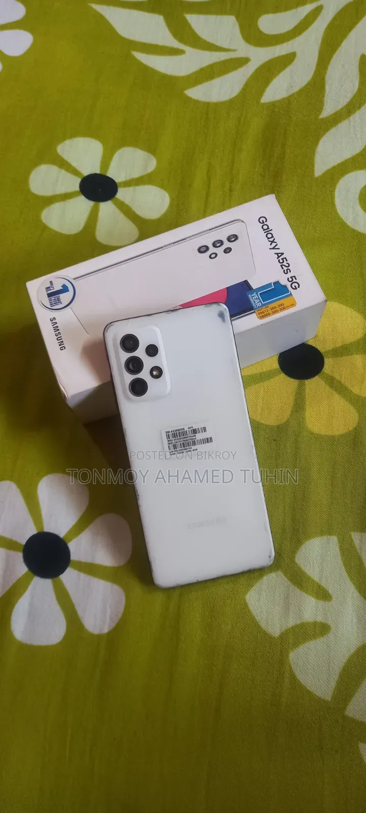Samsung Galaxy A52s 5G 128 GB White