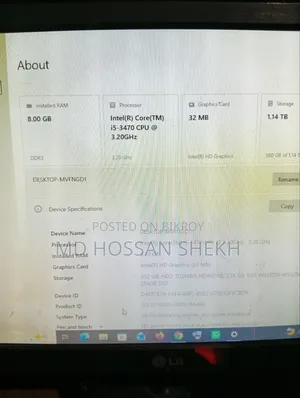 Desktop Computer 4GB Intel Core i5 HDD 1T