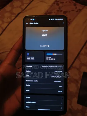 অপ্পো এ৭৮ ৪জি ২৫৬ জিবি ব্লু
