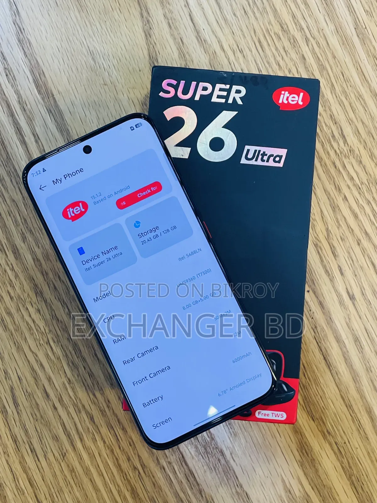 Itel S26 Ultra 128 GB Blue