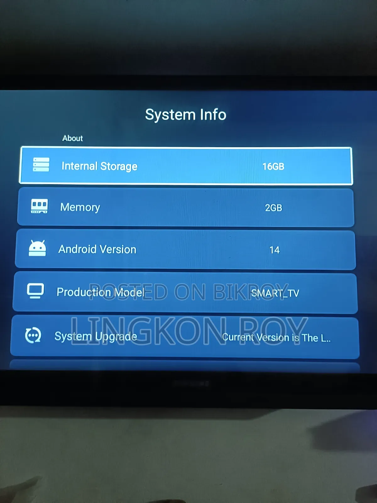 Samsung China TV
