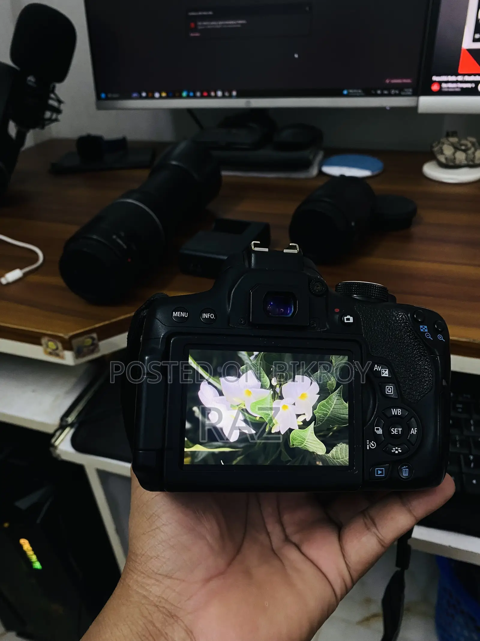 Canon 750D With 3 Lenses
