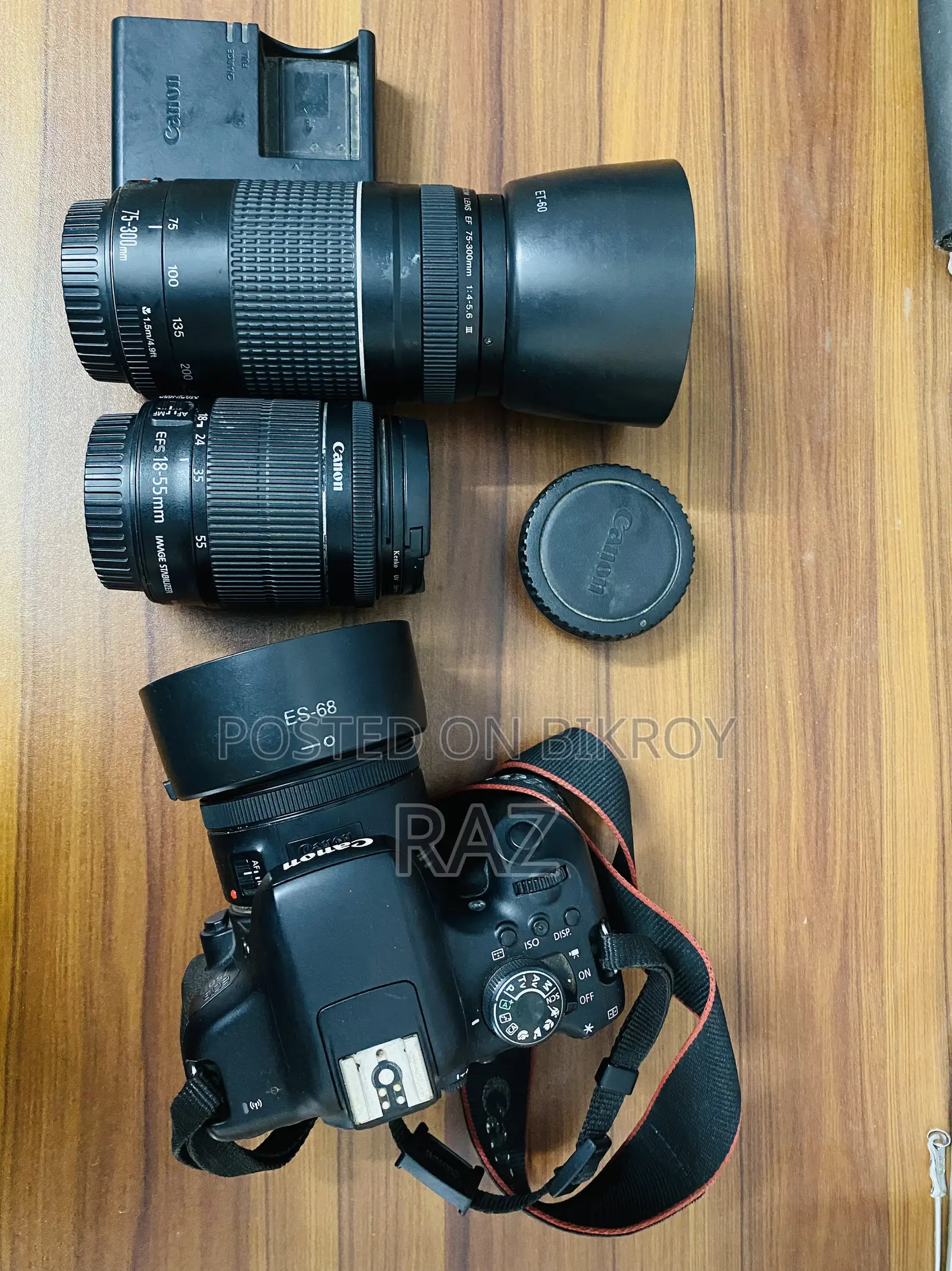 Canon 750D With 3 Lenses
