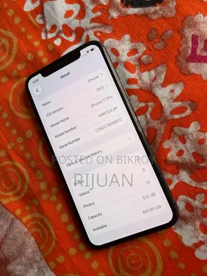 অ্যাপল আইফোন ১১ প্রো ৫১২ জিবি ব্ল্যাক