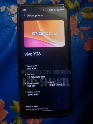 Vivo Y28 256 GB Orange