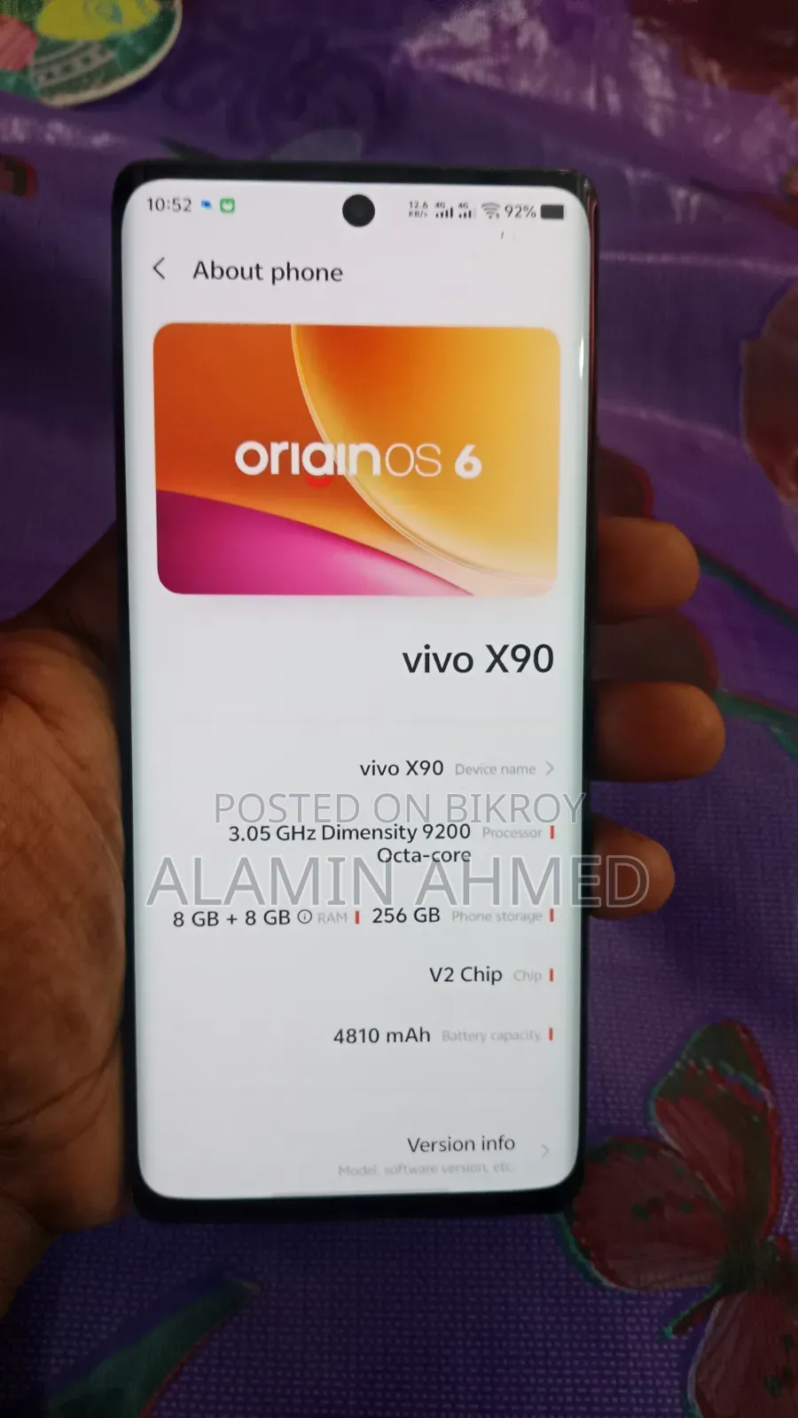 Vivo X90 256 GB Black