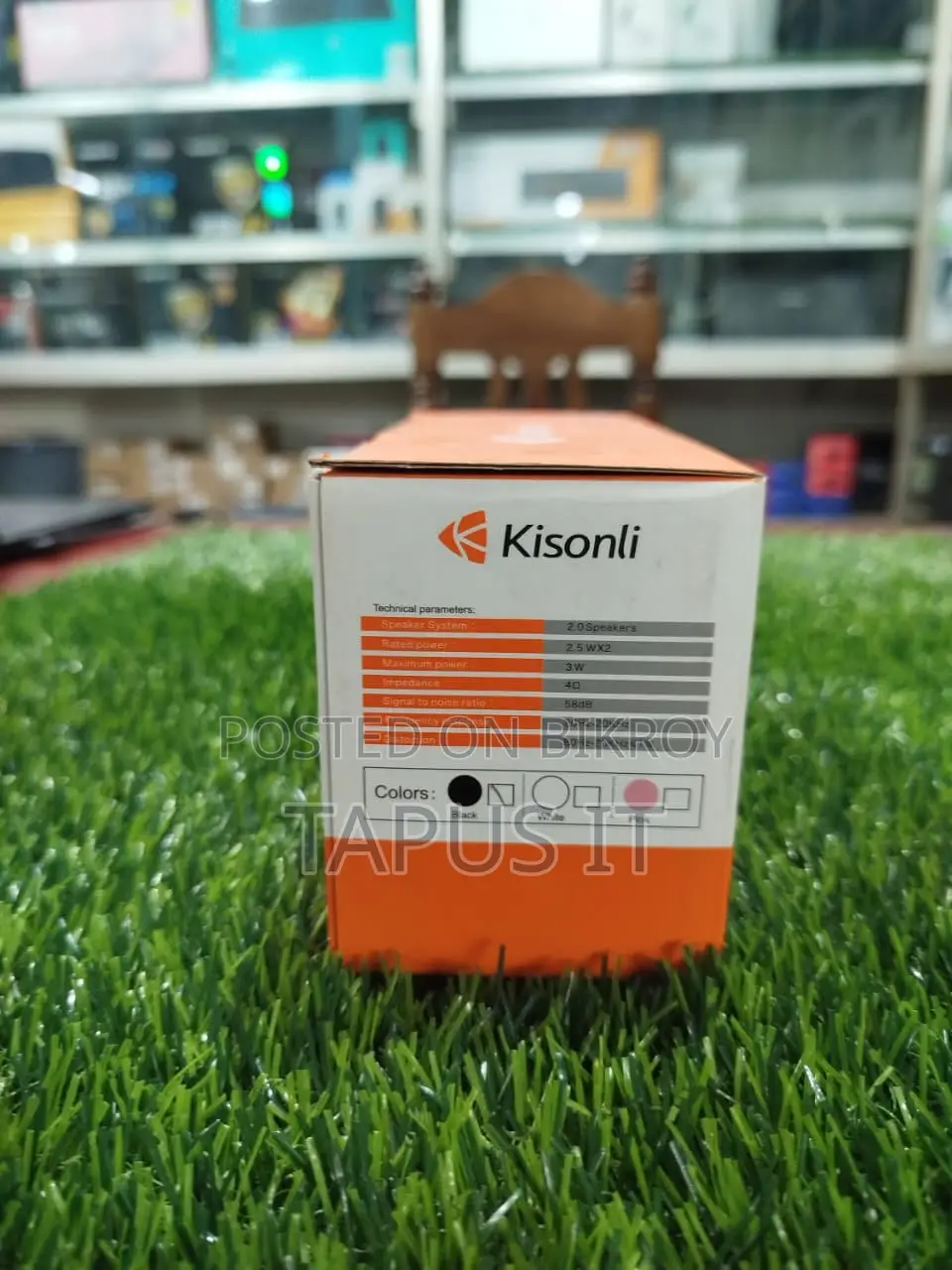 PC USB RGB Speaker Kisonli L-1030 No Electricity Need