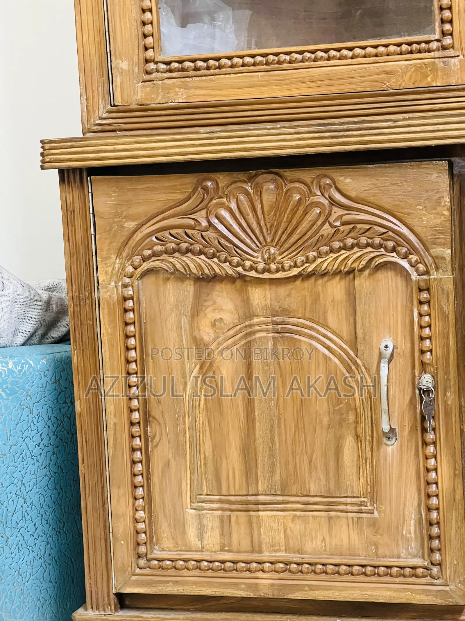 সেগুন কাঠের ওয়াল ক্যাবিনেট