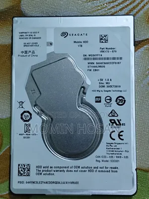 Seagate HDD 1TB (100%) Health Performance