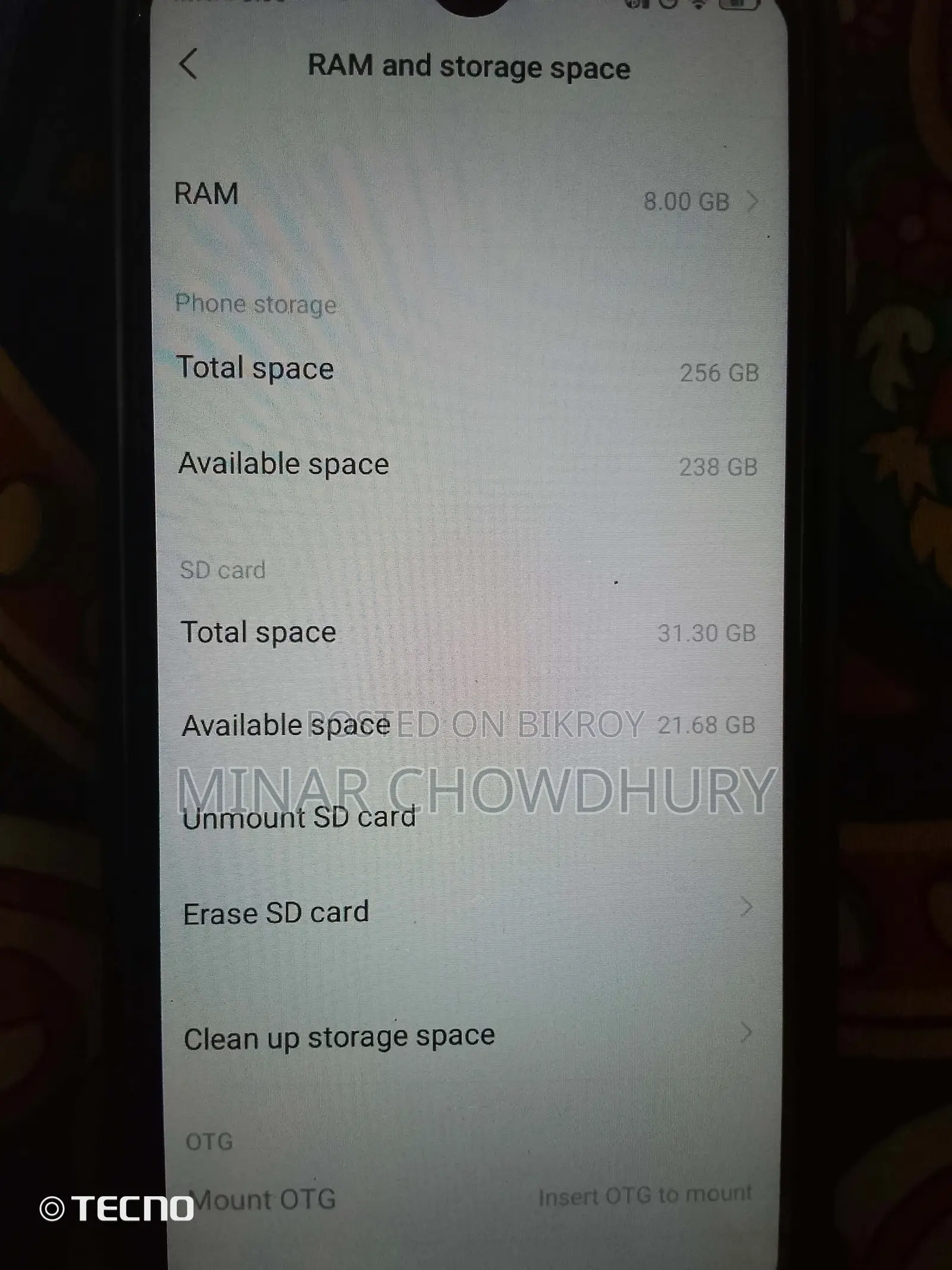 ভিভো ওয়াই১৭ ২৫৬ জিবি পিংক
