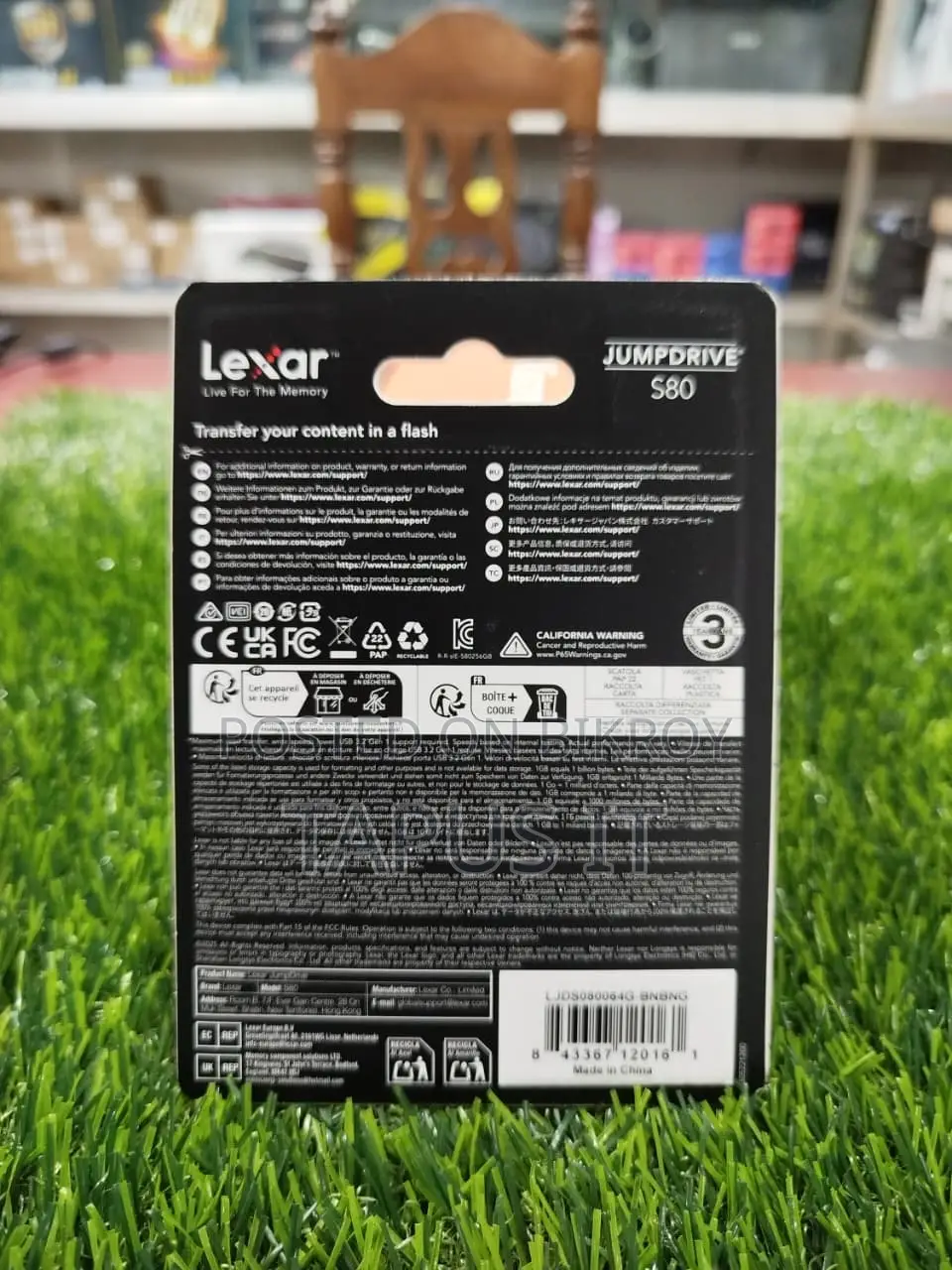 Brand New 64GB Pendrive Lexar 3Years Replace Warranty