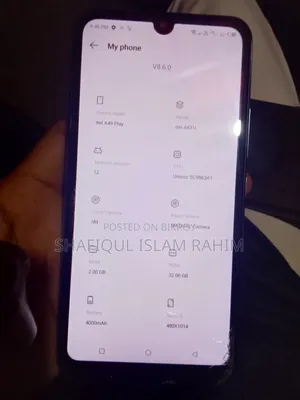Itel A49 Play 32 GB Blue