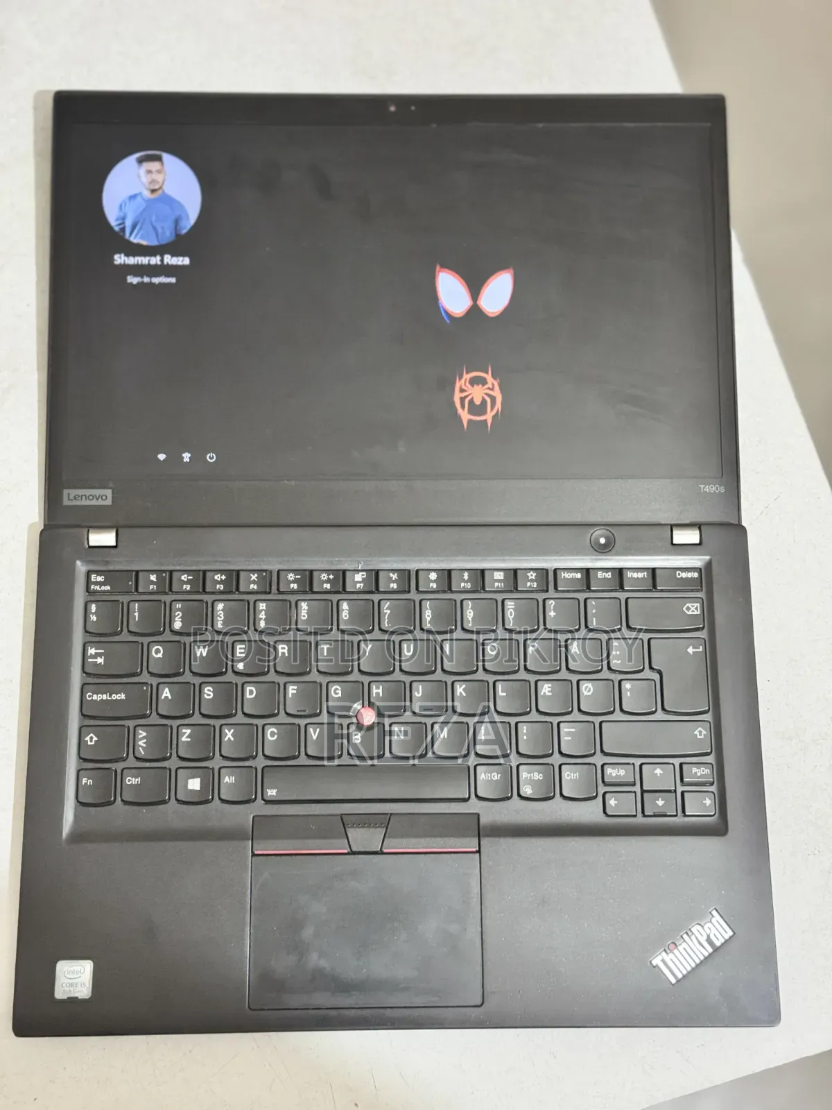 Laptop Lenovo ThinkPad T490s 8GB Intel Core 5 SSD 256GB