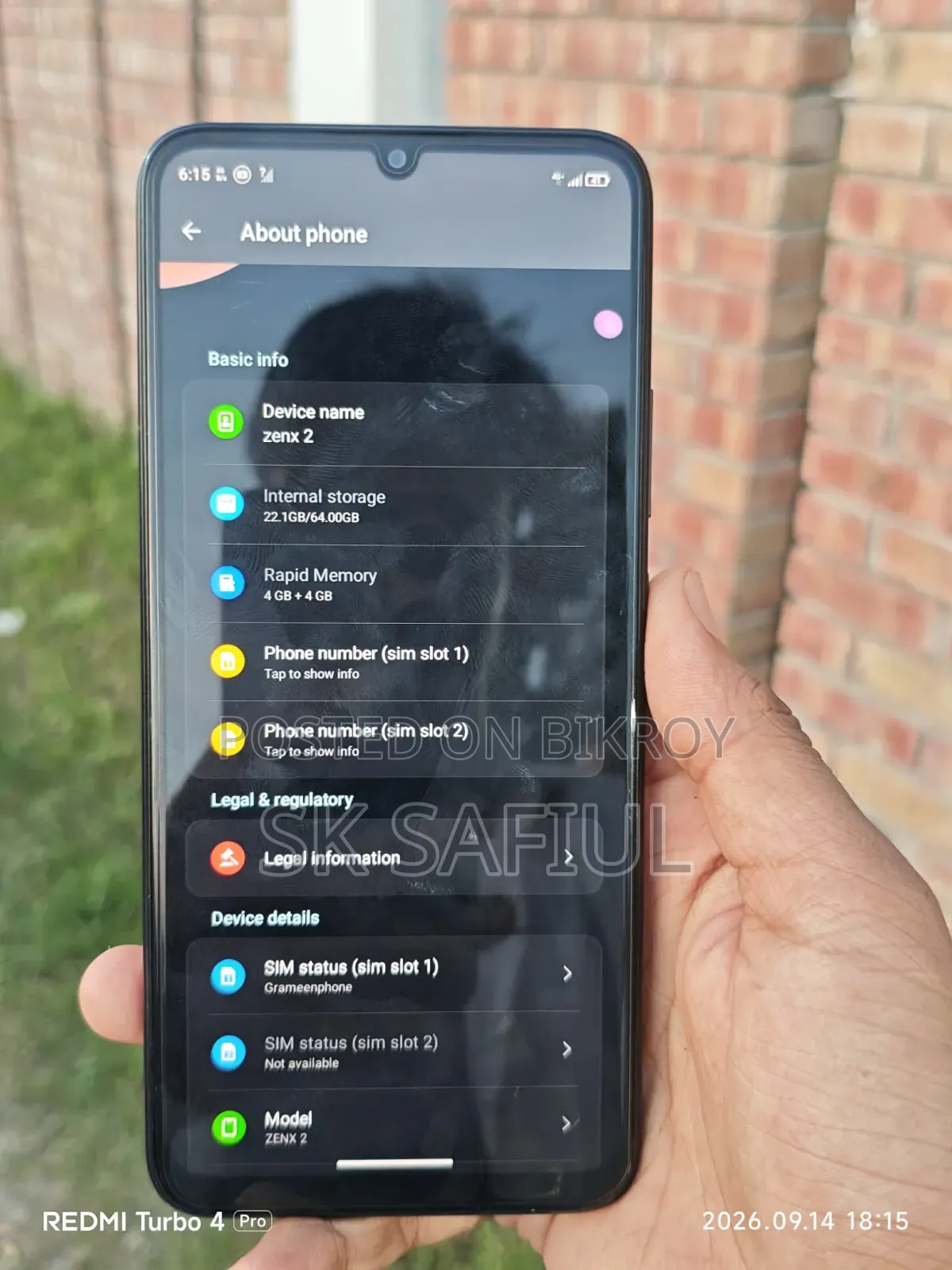 Walton ZENX 2 64 GB Black