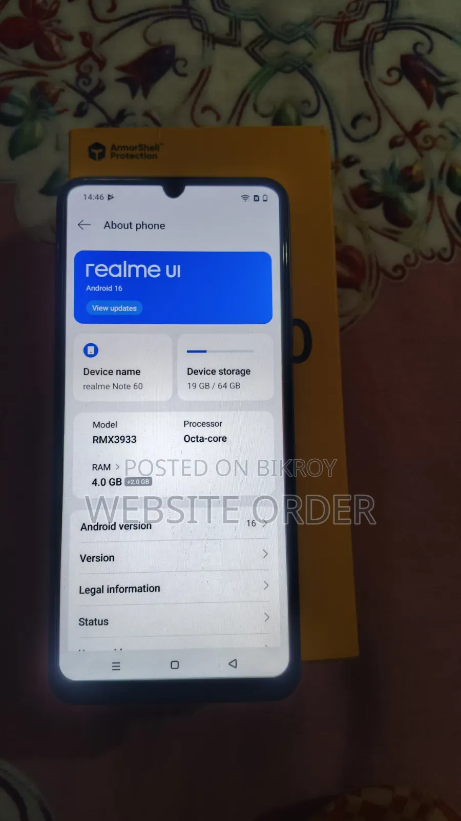 Realme Note 60 64 GB Black