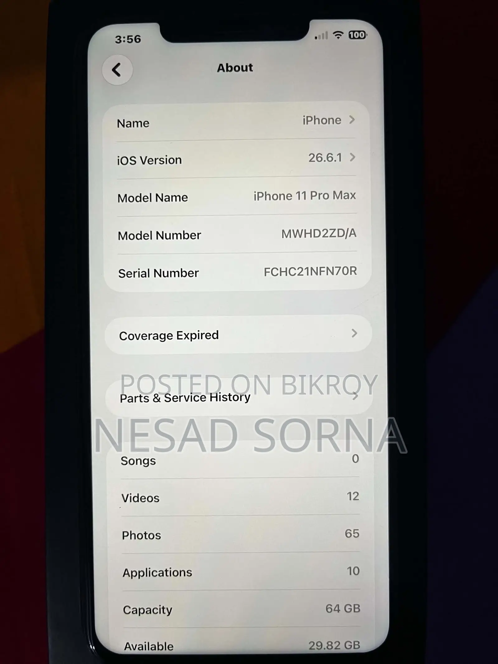 অ্যাপল আইফোন ১১ প্রো ম্যাক্স ৬৪ জিবি গ্রে
