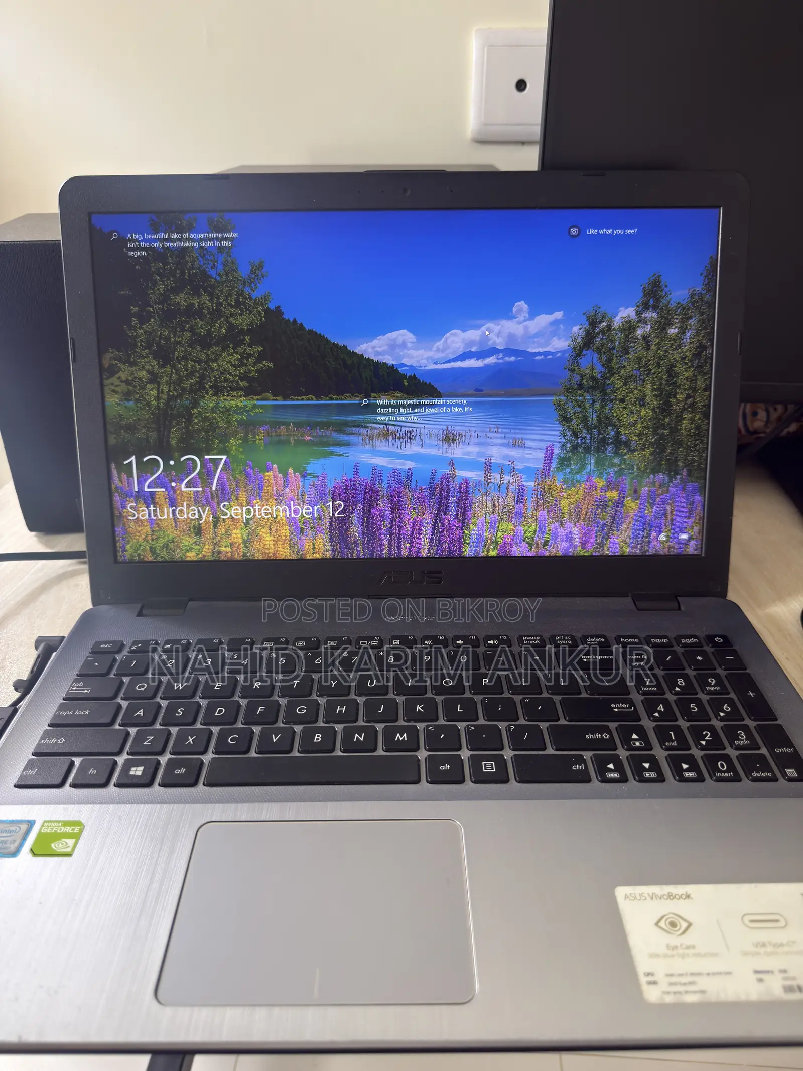 Laptop ASUS 8GB Intel Core I7 HDD+SSD 1T