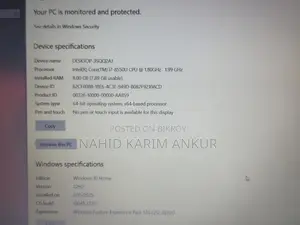 Laptop ASUS 8GB Intel Core I7 HDD+SSD 1T