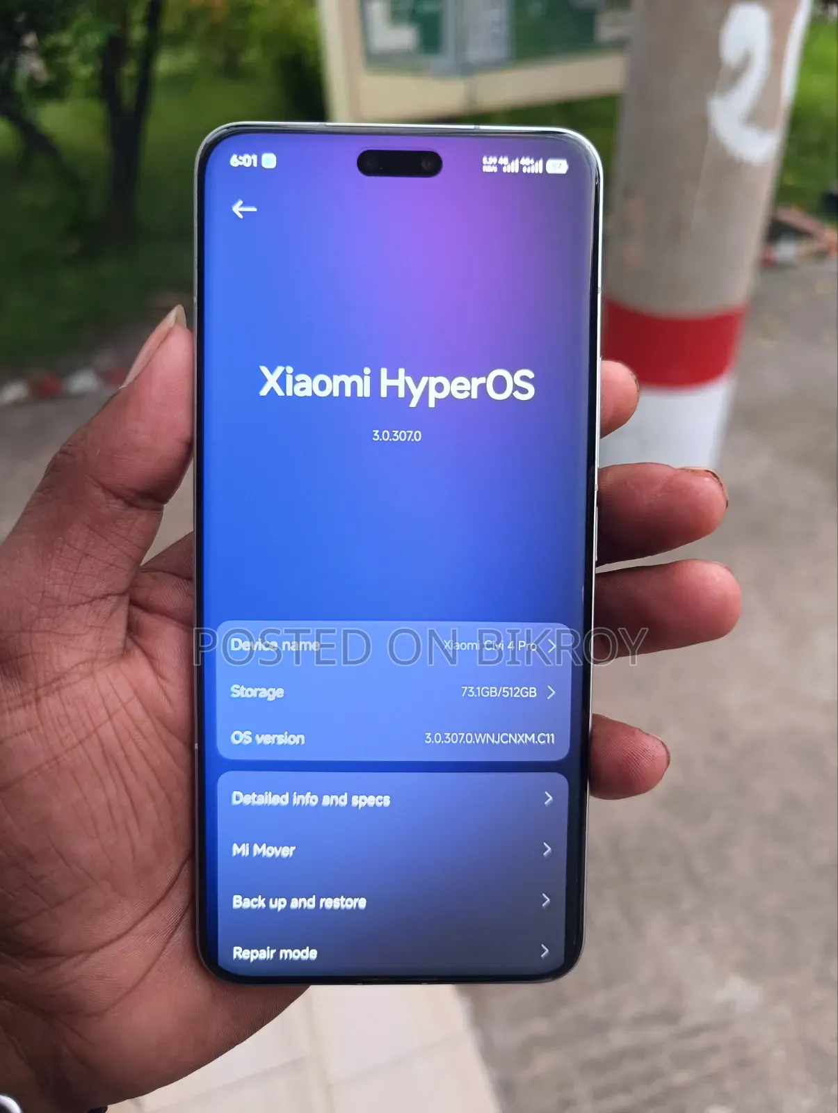 নতুন Xiaomi Civi 4 Pro 512 GB Blue