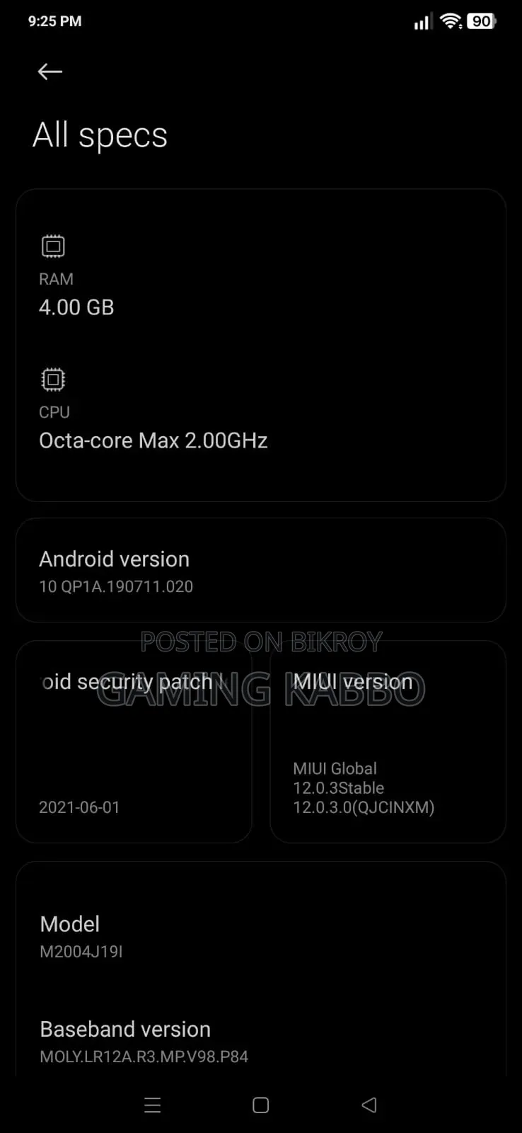 Xiaomi Redmi 9 Prime 128 GB Red