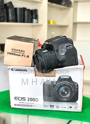 Canon 200d With Youngo 50 MM Prime Lens