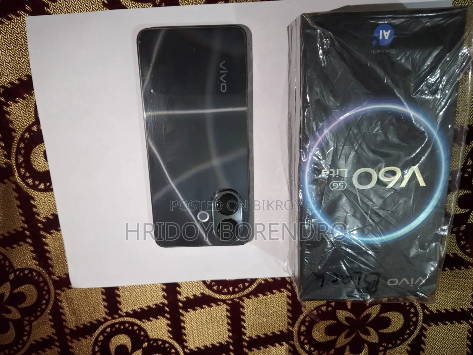 Vivo V60 Lite ২৫৬ জিবি কালো