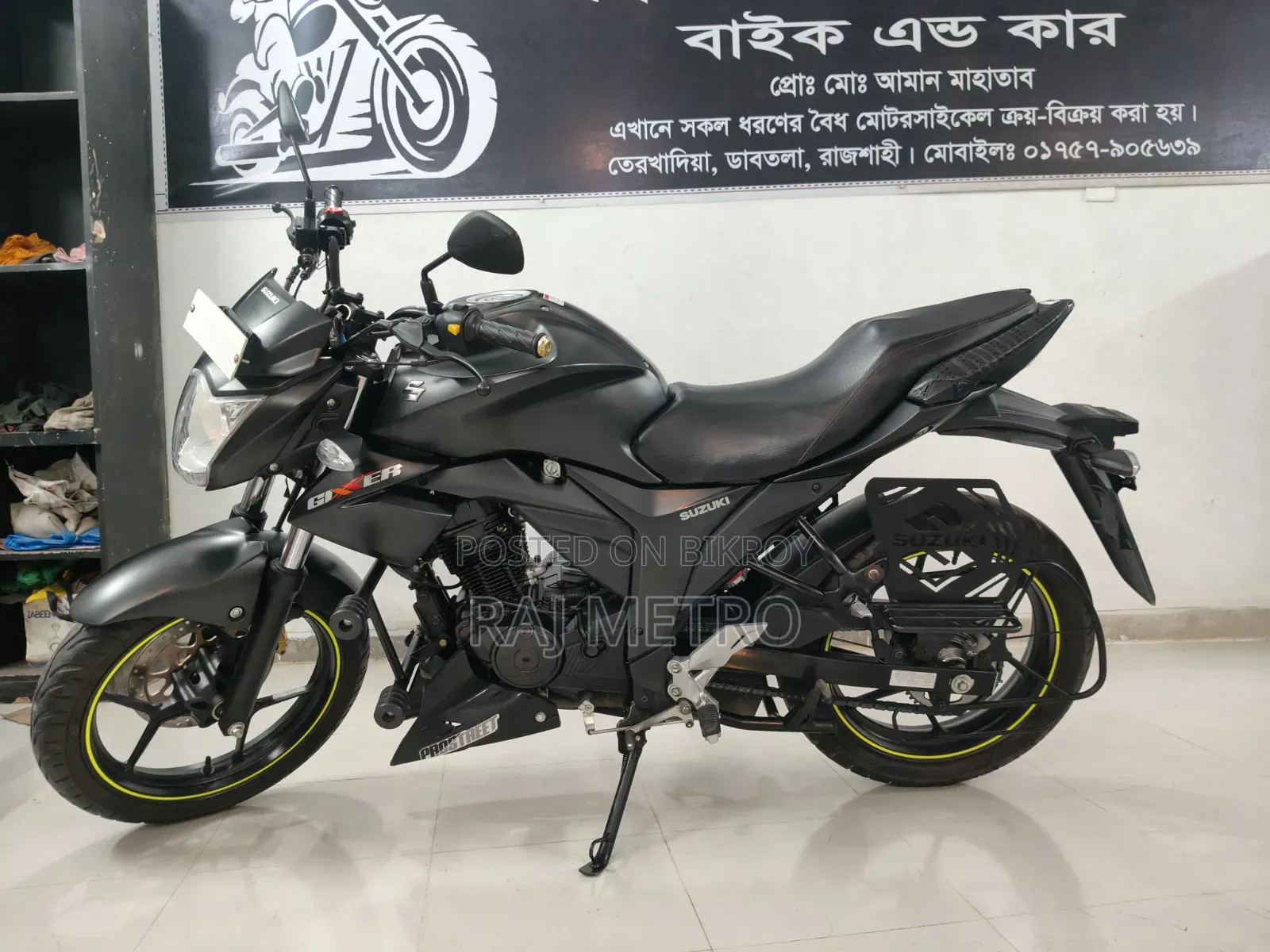 New Suzuki Gixxer 2026 Black