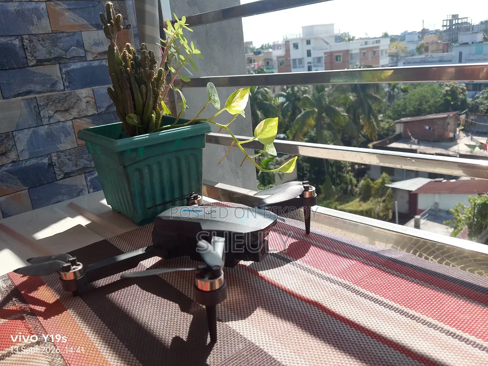 E88 MAX Drone (Brushless) With 2 Camera, 2 Batteries & Case –