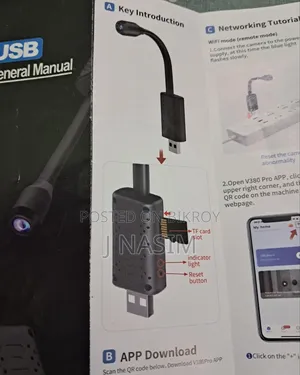 USB Wi-Fi Camera V380 Pro