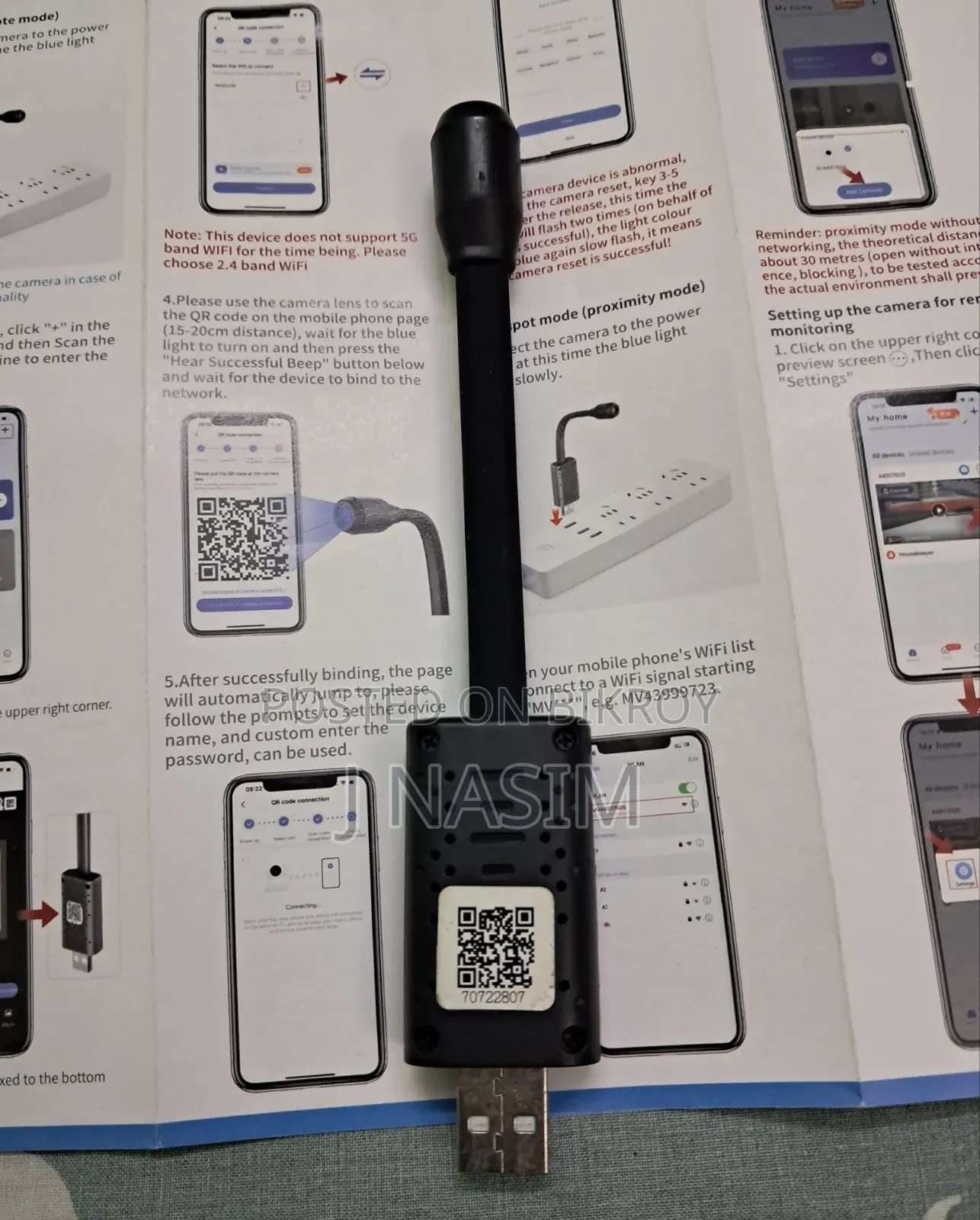 USB Wi-Fi Camera V380 Pro