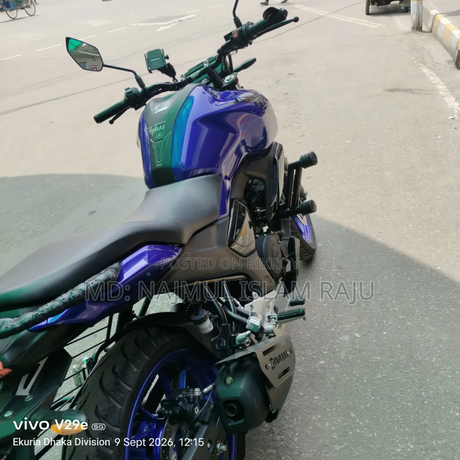 নিউ ইয়ামাহা এফজেডএস ভি৪ ২০২৫ ব্লু
