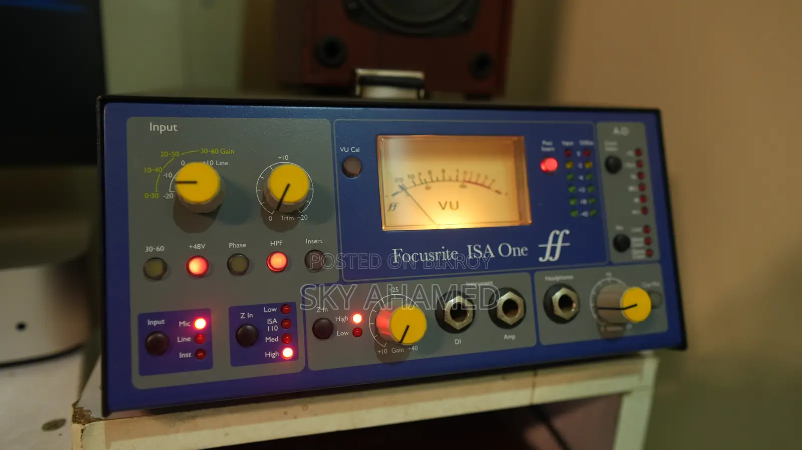 Focusrite ISA One Portable Desktop Microphone Preamp