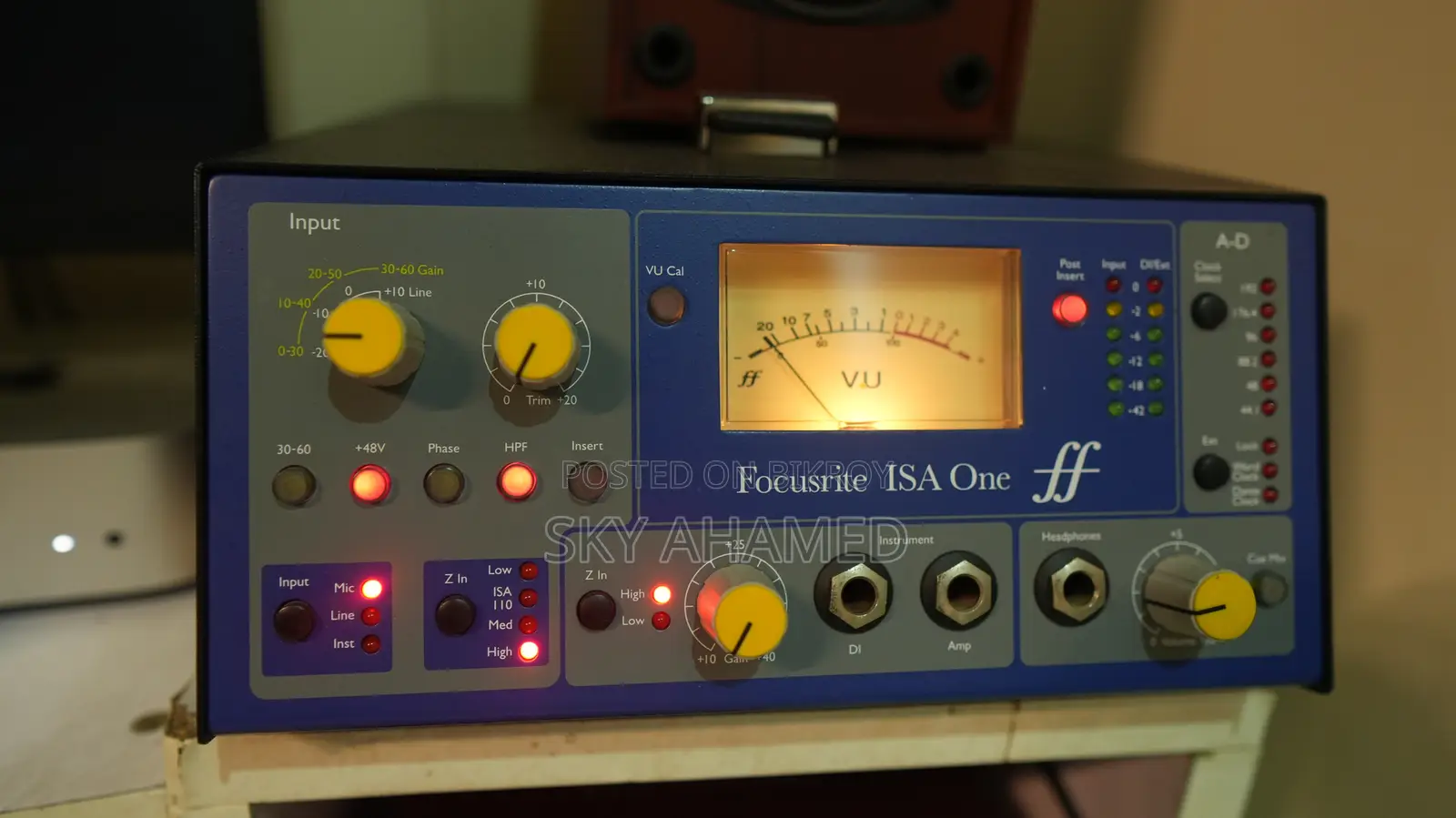 Focusrite ISA One Portable Desktop Microphone Preamp
