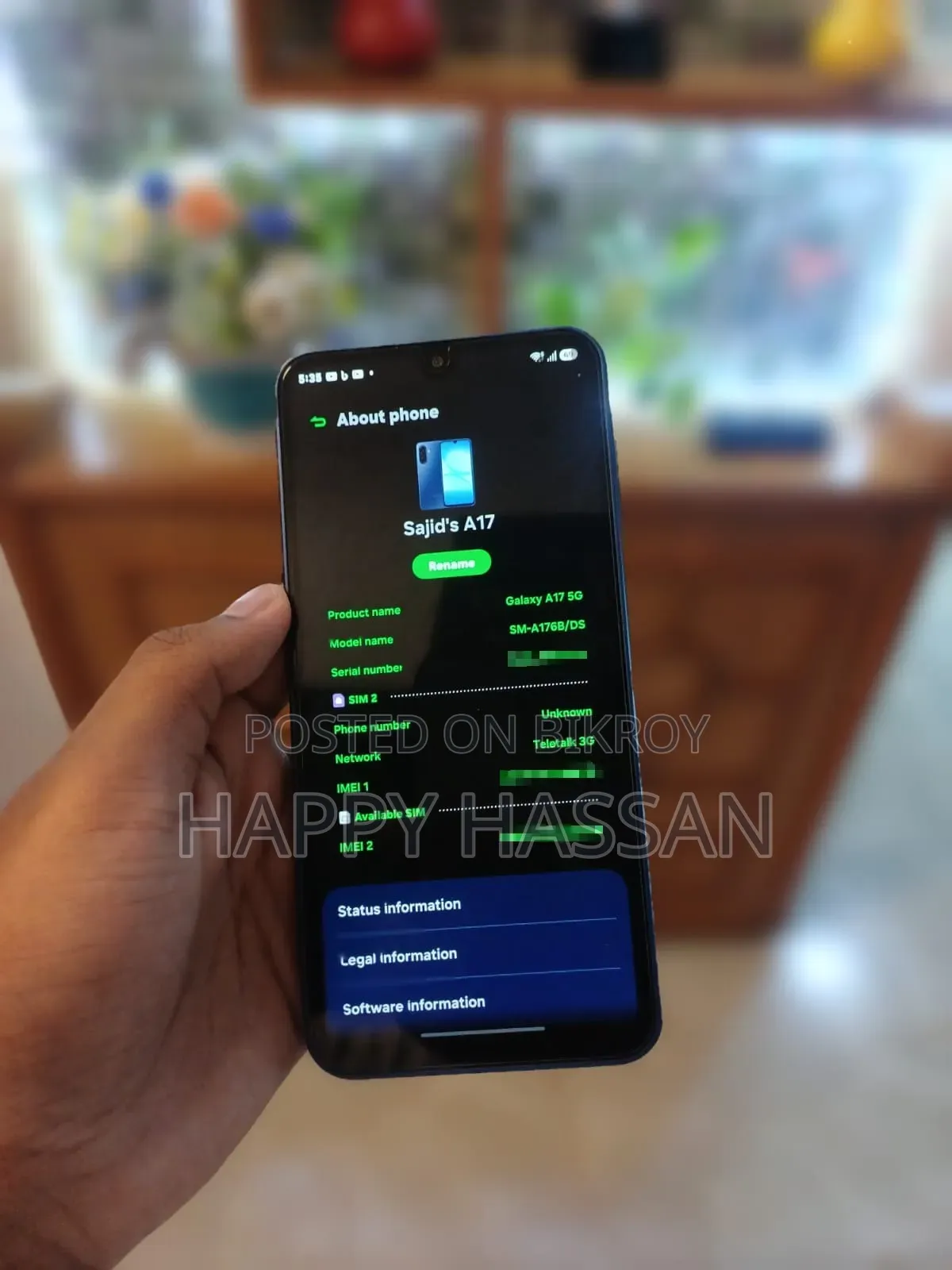 Samsung Galaxy A17 5G 128 GB Blue