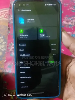 Oppo F17 Pro 128 GB Blue
