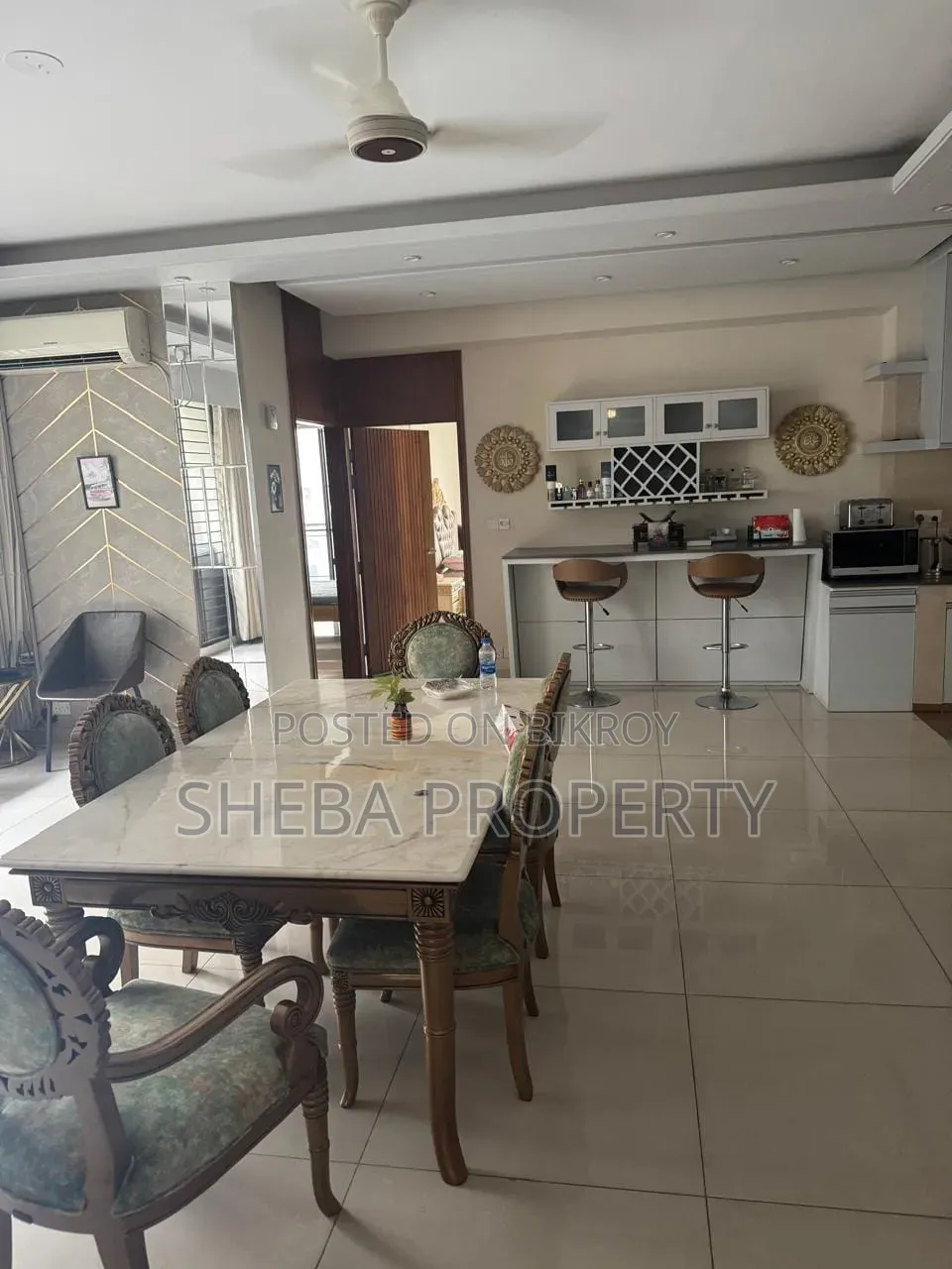 Furnished 3bdrm Apartment in Gulshan for Rent