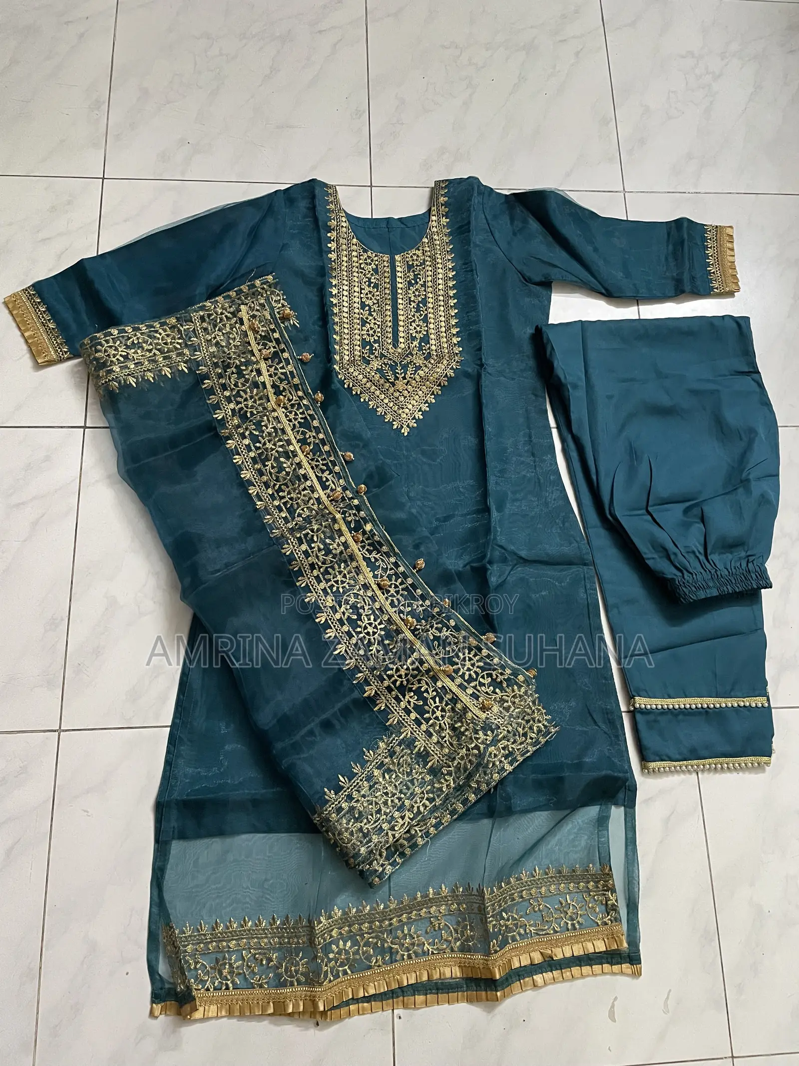 অরগানজা থ্রি পিস