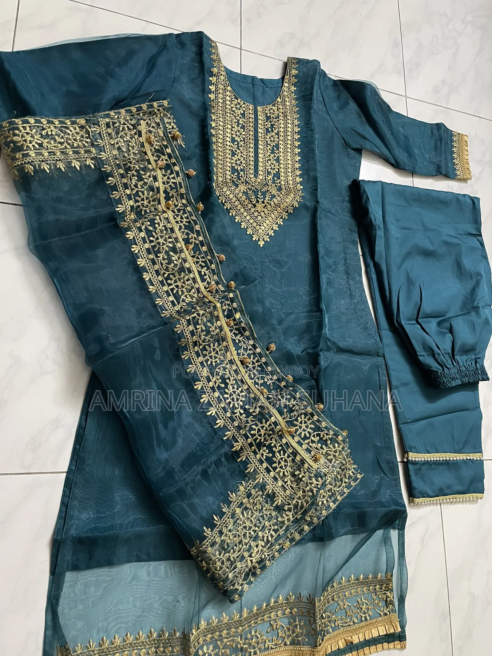 অরগানজা থ্রি পিস
