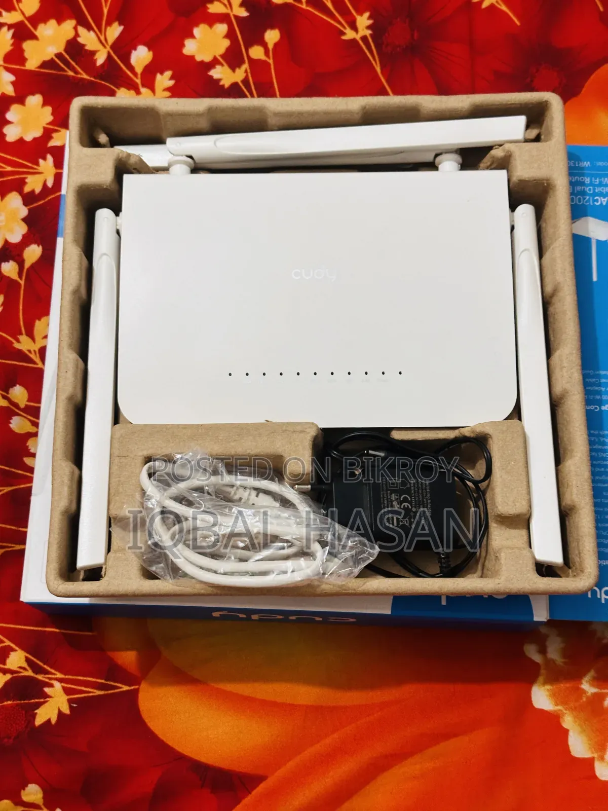কুডি ডব্লিউআর১৩০০ এসি১২০০ ডুয়াল-ব্যান্ড গিগাবিট ওয়াই-ফাই রাউটার বিক্রির জন্য