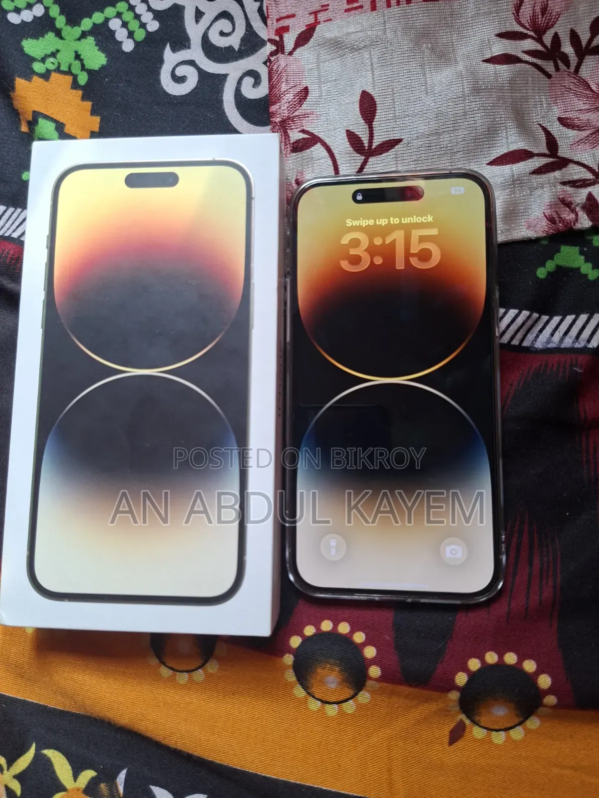 অ্যাপল আইফোন ১৪ প্রো ম্যাক্স ২৫৬ জিবি গোল্ড
