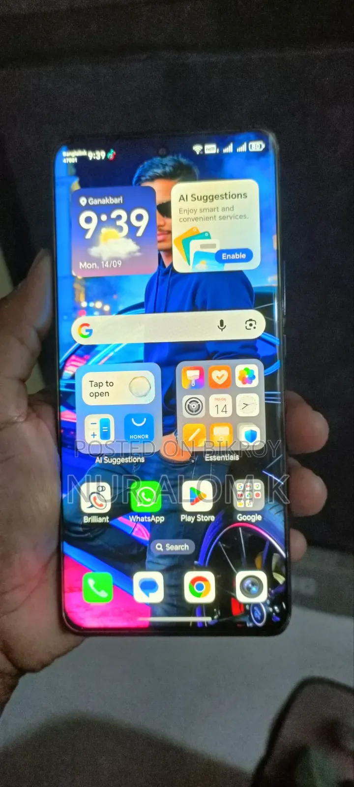 Honor X9b 5G 256 GB Black