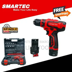 Smartec 12V Cordless Drill Machine With 24pcs Accessories