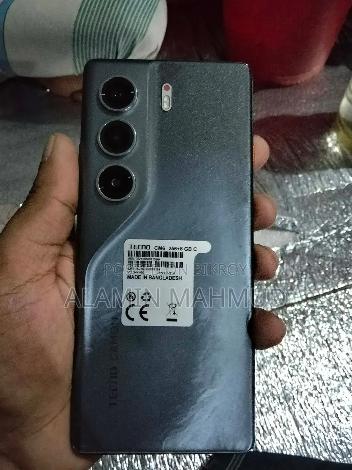 Tecno Camon 40 Pro 4G 256 GB Black