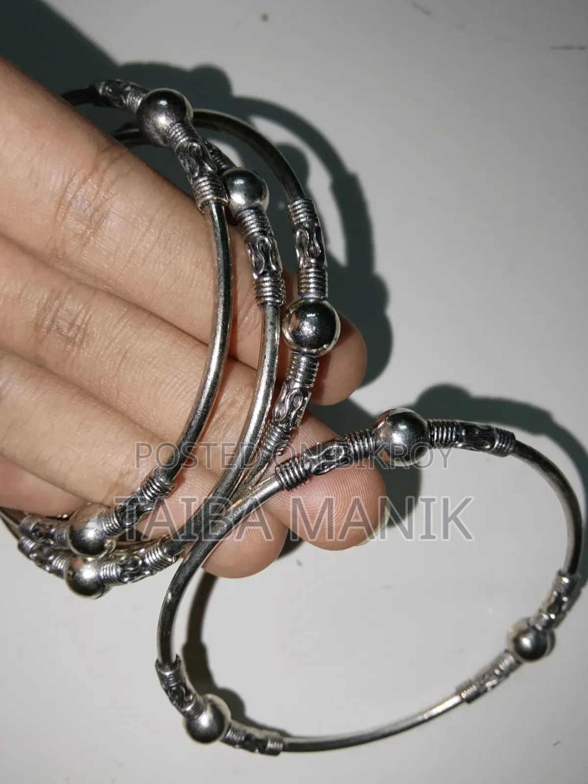 Silver Bangles
