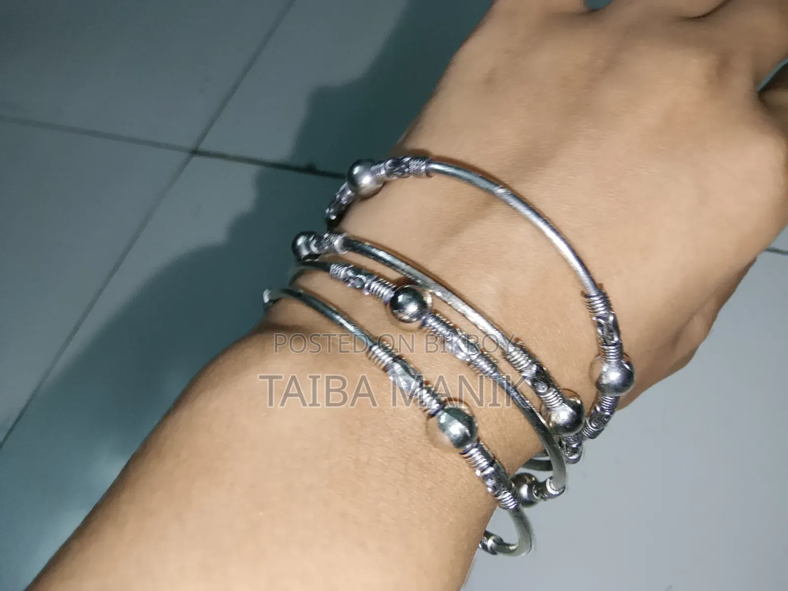 Silver Bangles