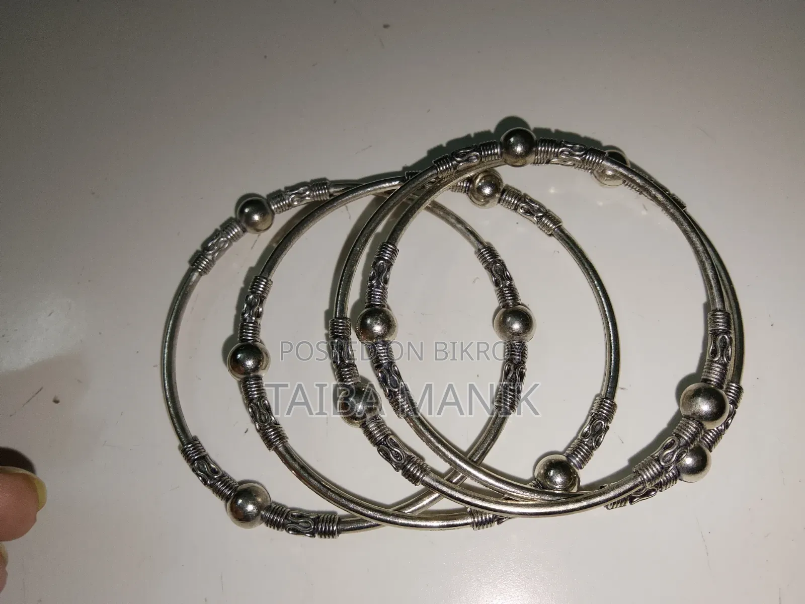 Silver Bangles