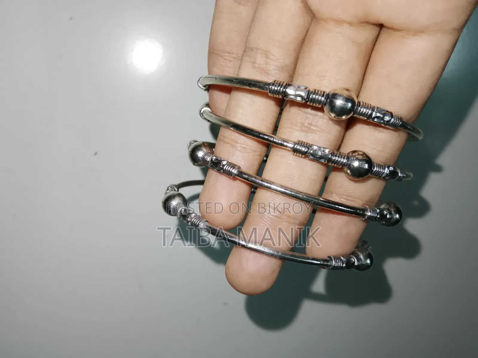 Silver Bangles