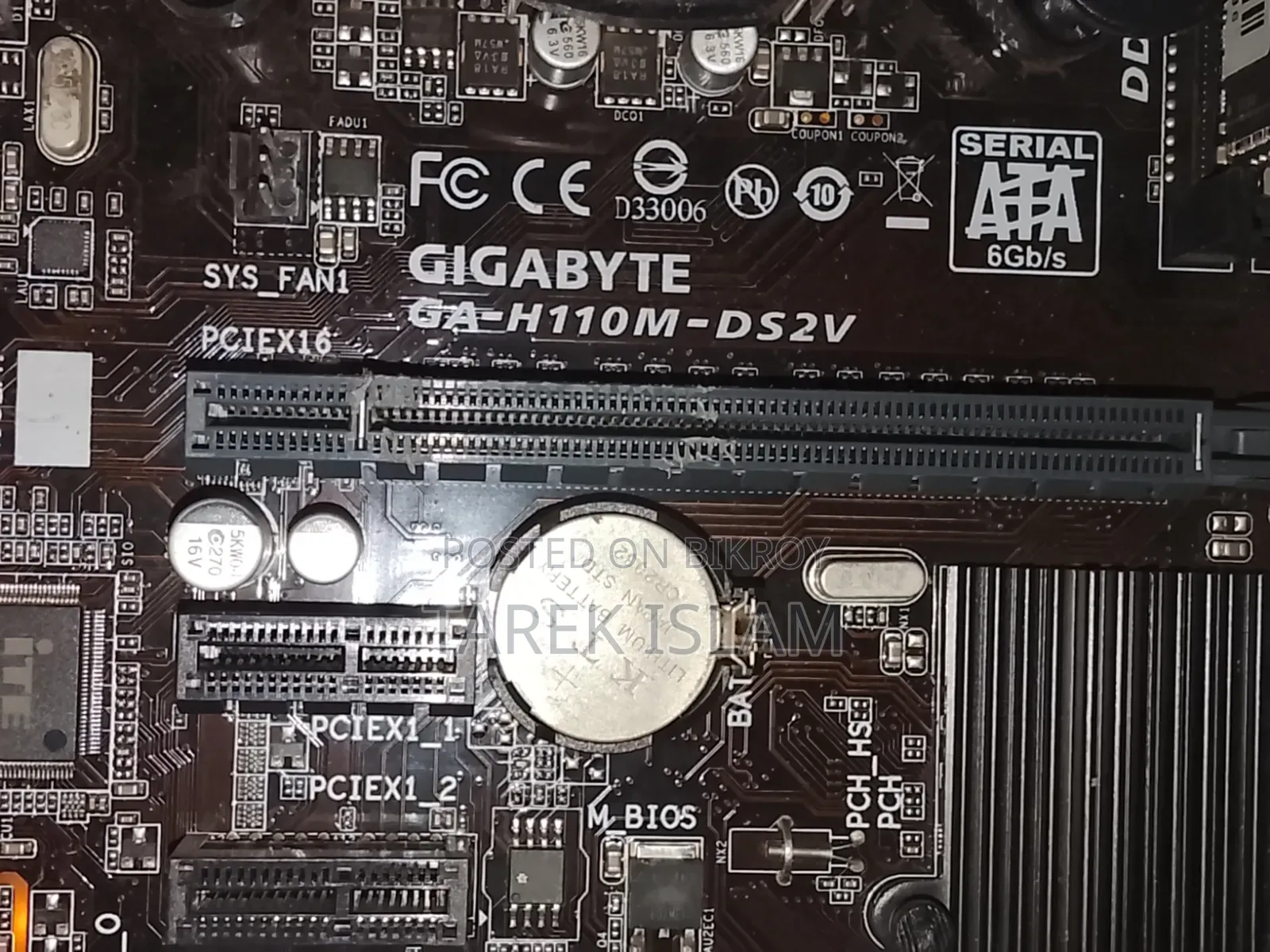 Gigabyte GA-H110MSTX-HD3-ZK 8GB Intel Core I3 SSD 128GB