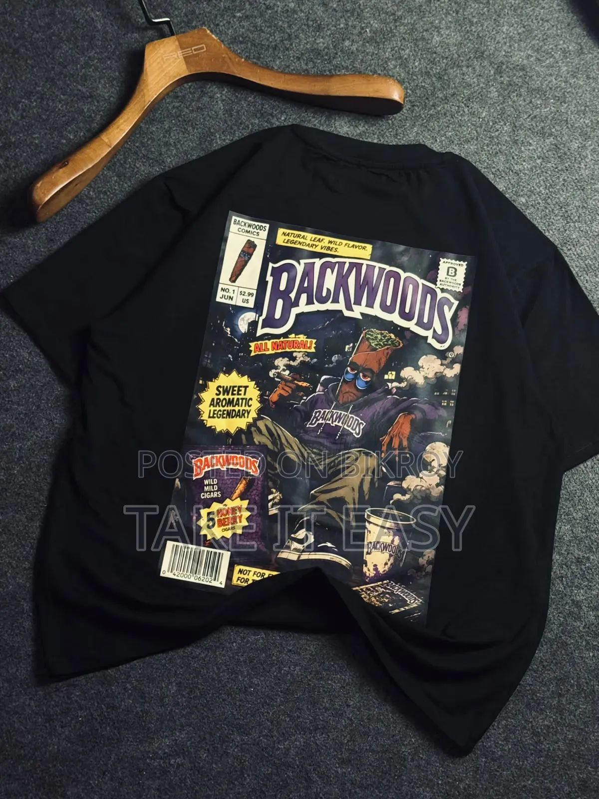 Premium Design Backwoods Drop Shoulder T Shirt