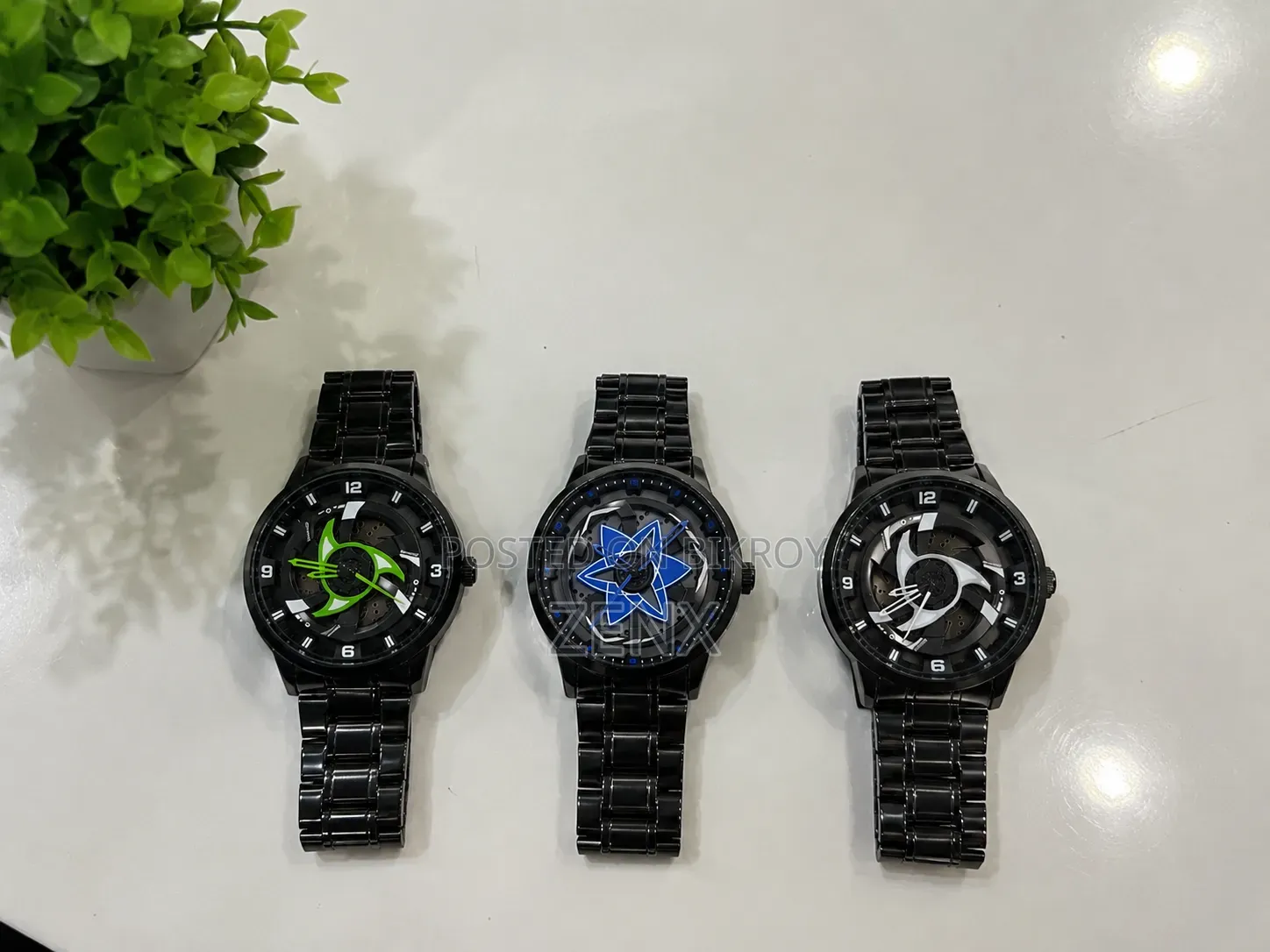 Wheel Rim Rotating Watch